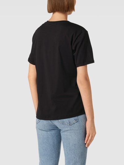 MSCH Copenhagen T-Shirt mit fixiertem Ärmelaufschlag Modell 'Terina' Black 5