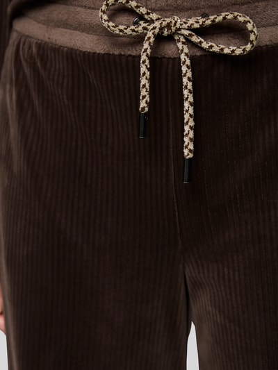 Marc Cain Joggingbroek met trekkoord Donkerbruin - 3
