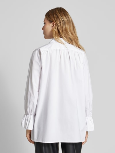 Be Pure Dutch Regular fit strikblouse met doorknoopsluiting Offwhite - 5