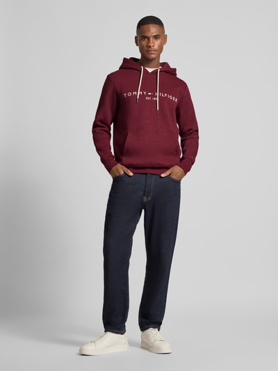 Tommy Hilfiger Oversized Hoodie aus Baumwoll-Mix Bordeaux 1