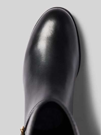 Lauren Ralph Lauren Stiefel aus Leder mit Label-Applikation Modell 'BROOKE' Black 3