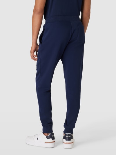 Polo Sport Sweatpants met labelprint Marineblauw - 5