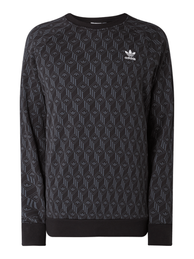 adidas Originals Bluza z wzorem z logo Czarny 2