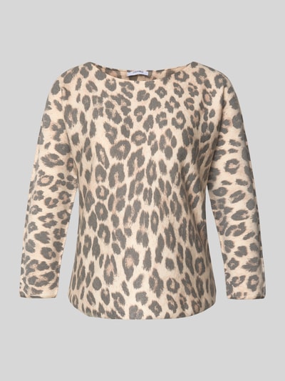 ZABAIONE Gebreide pullover met ronde hals Middenbruin - 2