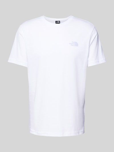 The North Face T-Shirt mit Label-Print Weiss 1