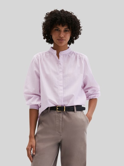 Marc O'Polo Regular Fit Hemdbluse aus reiner Baumwolle Rosa 4