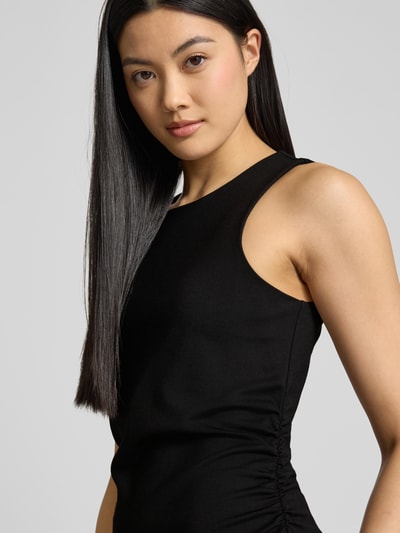 Selected Femme Midikleid mit Rundhalsausschnitt Modell 'IRA' Black 3