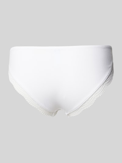 Skiny Slip mit Label-Detail Weiss 3