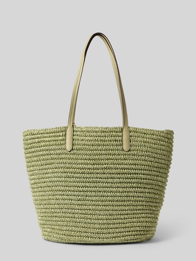 Lauren Ralph Lauren Shopper mit Label-Applikation Modell 'BRIE' Oliv 4