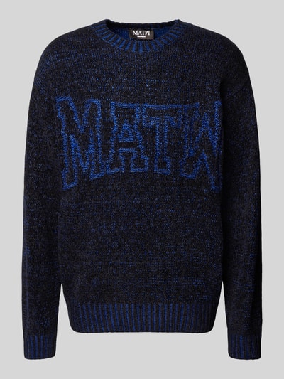 Review X MATW Sweter z dzianiny z okrągłym dekoltem REVIEW X MATW Czarny 2