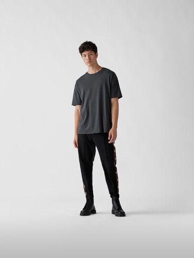 Dsquared2 Jogpants mit Galonstreifen Schwarz 1