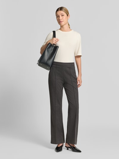 Christian Berg Woman Boocut Fit Stoffhose mit Viskose-Anteil Anthrazit Melange 1