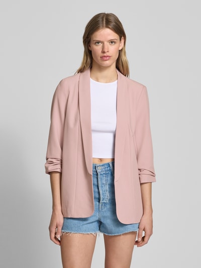 Pieces Regular Fit Longblazer mit Viskose-Anteil Modell 'BOSELLA' Mauve 4