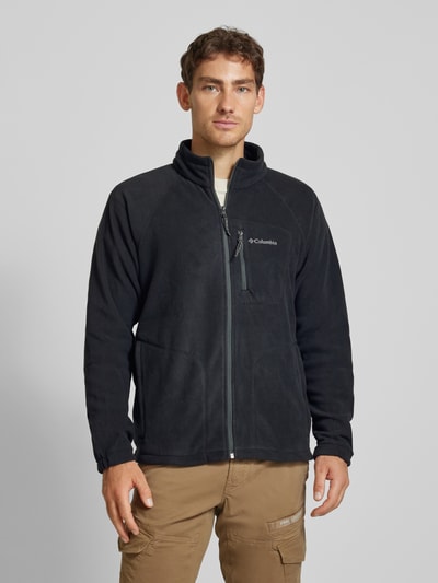 COLUMBIA Fleecejacke mit Label-Stitching Modell 'Fast Trek' Black 4