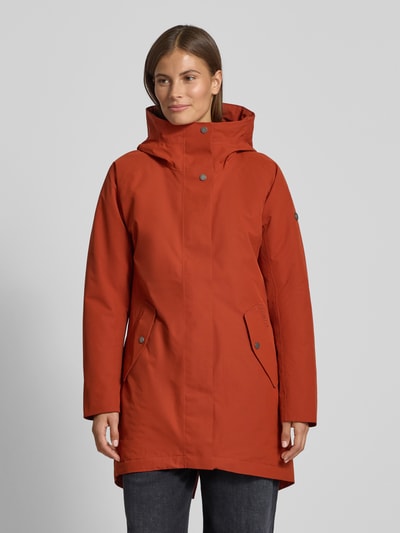 Didriksons Parka z kapturem model ‘ALANA’ Pomarańczowy 4