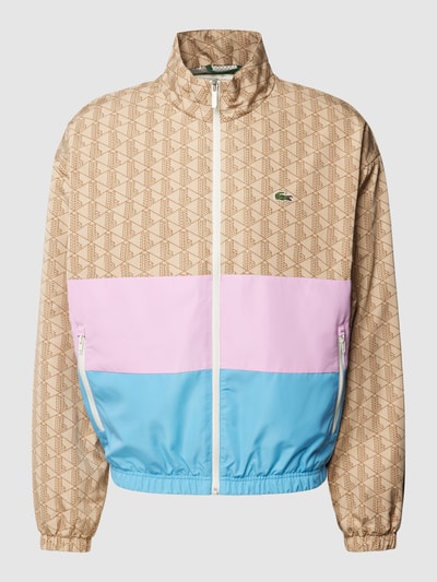 Lacoste Windbreaker met logopatch, model 'MONOGRAM' Beige - 2