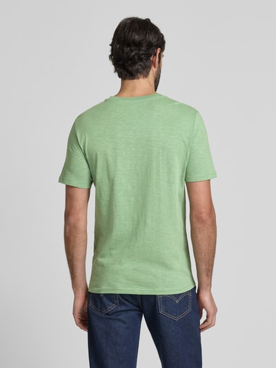 MCNEAL T-Shirt mit geripptem Rundhalsausschnitt Grass 5