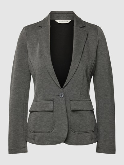 Tom Tailor Blazer mit Pattentaschen Anthrazit Melange 2