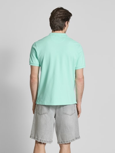 MC2 Saint Barth Regular Fit Poloshirt mit V-Ausschnitt Modell 'CHARLES' Mint 5