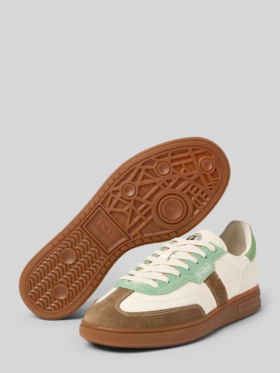 Polo Ralph Lauren Low-top sneakers van echt rundleer Groen - 4