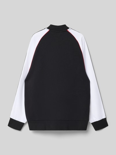 Productfoto, Regular Fit sweatjacke met logo-stitching van adidas Originals in meerkleurig look met contrasterende details, katoenmix