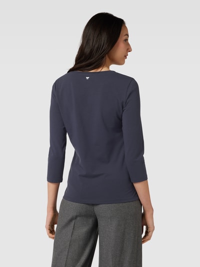 Weekend Max Mara Shirt met lange mouwen en ronde hals, model 'MULTIA' Marineblauw - 5