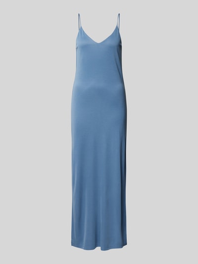 mbyM Sukienka midi z cienkimi ramiączkami model ‘Leslee’ Szaroniebieski 2
