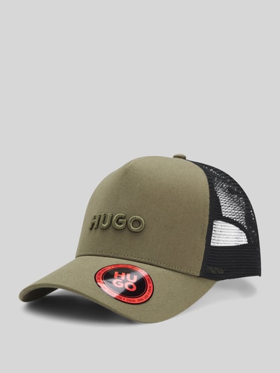 HUGO Cap aus reiner Baumwolle Modell 'MARSEL-TRUCKER' Oliv 3