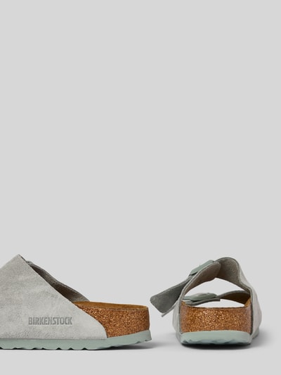 Birkenstock Slippers met doornsluitingen, model 'Arizona' Rookblauw - 2