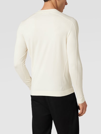 Drykorn Longsleeve met logopatch, model 'MAURICE' Offwhite - 5