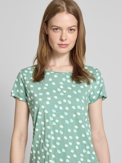 Tom Tailor T-shirt o kroju regular fit z czystej bawełny Miętowy 3