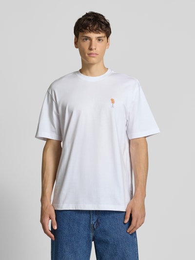 Only & Sons Relaxed Fit T-Shirt aus reiner Baumwolle Weiss 4