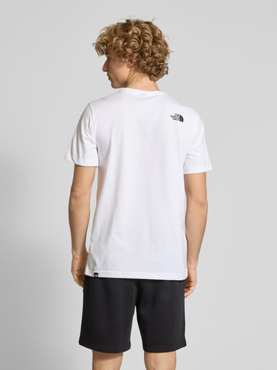 The North Face T-Shirt mit Label-Print Modell 'EASY' Weiss 5