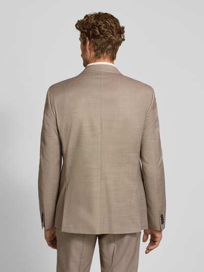 bugatti regular fit colbert van scheerwolmix Camel - 5