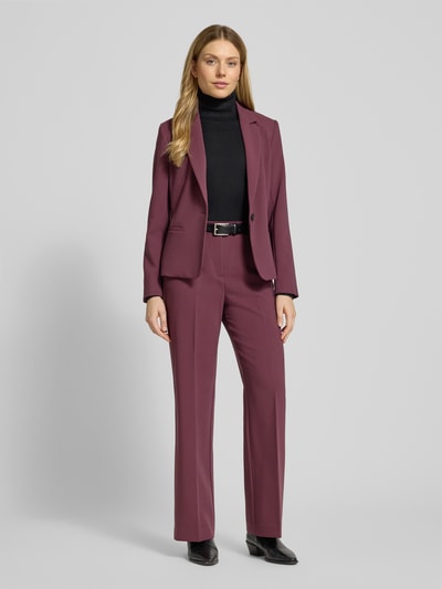 comma Broek met persplooien Bordeaux - 1