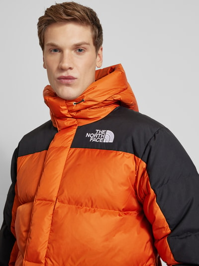 The North Face Parka pikowana z haftem z logo Miedziany 3