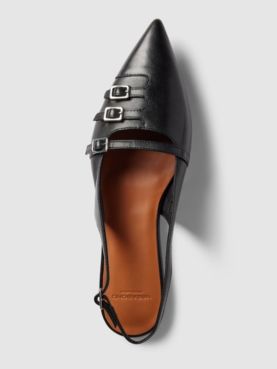 Vagabond Ledersandalen mit dünnem Riemen Modell 'HERMINE' Black 3