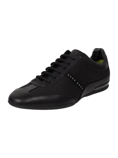 BOSS Sneaker aus Leder Modell 'Space Select'  Black 1