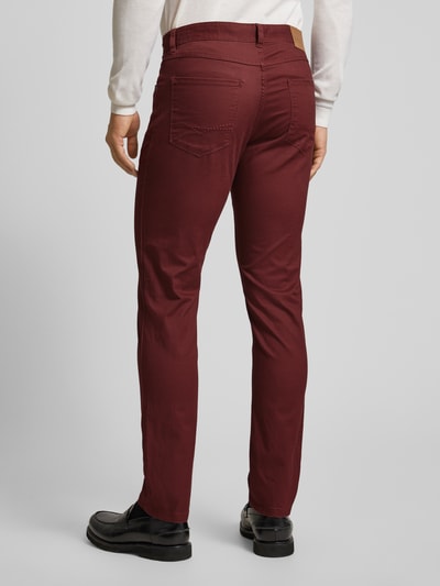 Christian Berg Men Regular fit jeans in 5-pocketmodel Bordeaux - 5