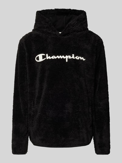 CHAMPION Bluza z kapturem z wyhaftowanym logo Czarny 2