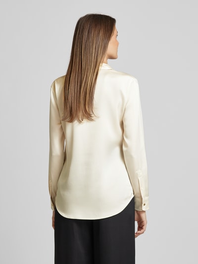 Lauren Ralph Lauren Blouse in effen design Offwhite - 5