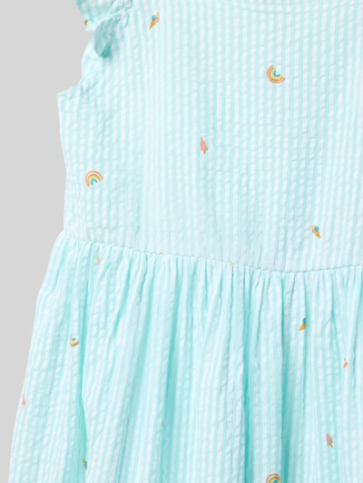 Blue Seven Jurk met ruches Bleu - 2