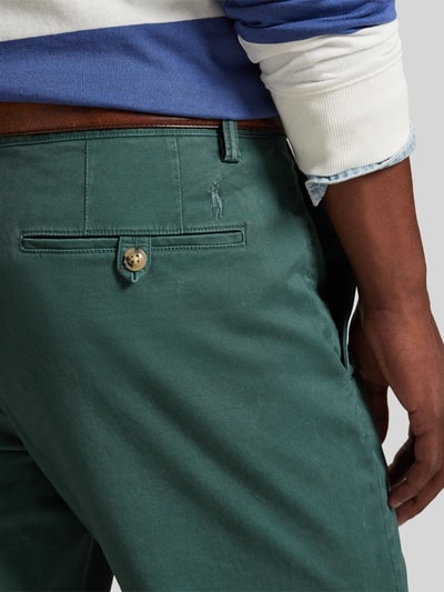 Polo Ralph Lauren Chinos o kroju straight fit z mieszanki bawełny Ciemnozielony 3