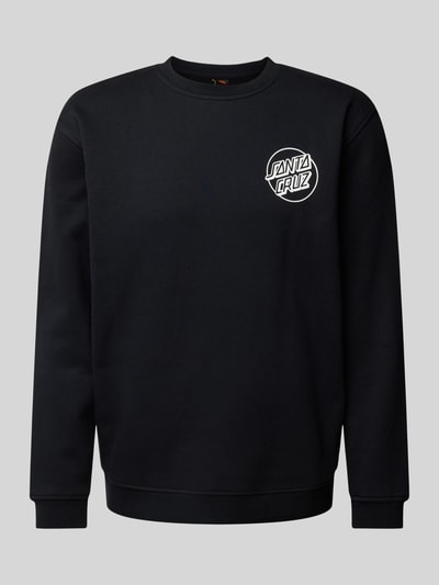 SANTA CRUZ Sweatshirt mit Label-Print Black 2