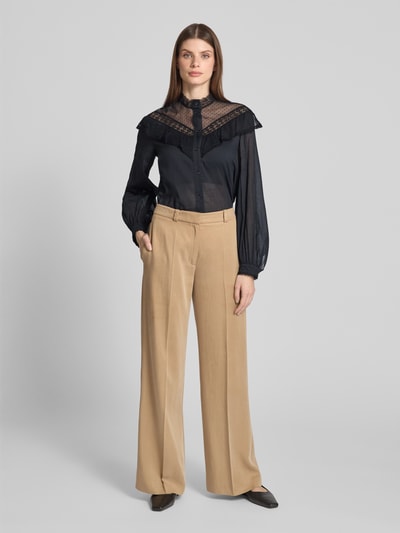 Weekend Max Mara Hemdbluse mit Knopfleiste Modell 'ASTICE' Black 1