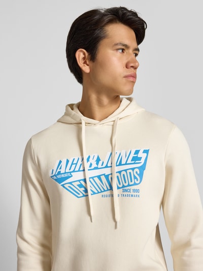 Jack & Jones Hoodie mit Kapuze Offwhite 3