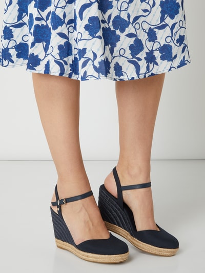 Tommy Hilfiger Wedges mit Fesselriemen  Dunkelblau 3