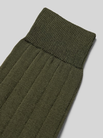 PAUL SMITH Socken mit geripptem Abschluss Dunkelgruen 2