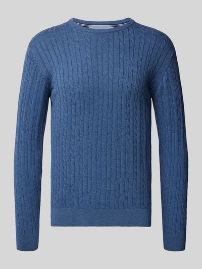 Lindbergh Strickpullover mit gerippten Abschlüssen Ocean 2