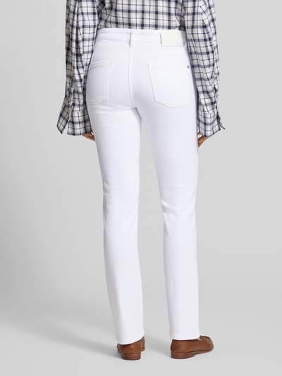 CAMBIO straight fit jeans in 5-pocketmodel model 'PIPER LONG' Wit - 5